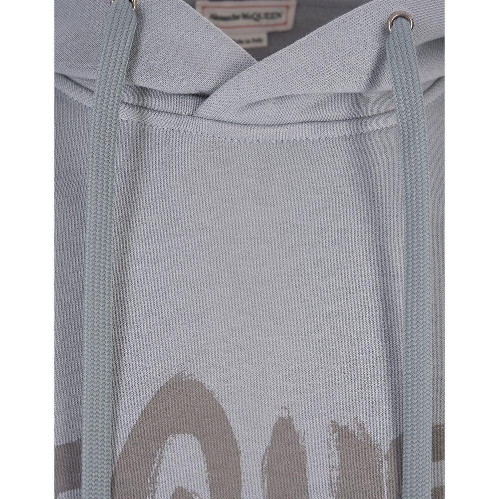 Alexander McQueen Grey Cotton Sweatshirt