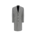 Alexander McQueen Schwarzer Wollmantel