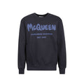 Alexander McQueen Blauer Baumwoll-Sweatshirt