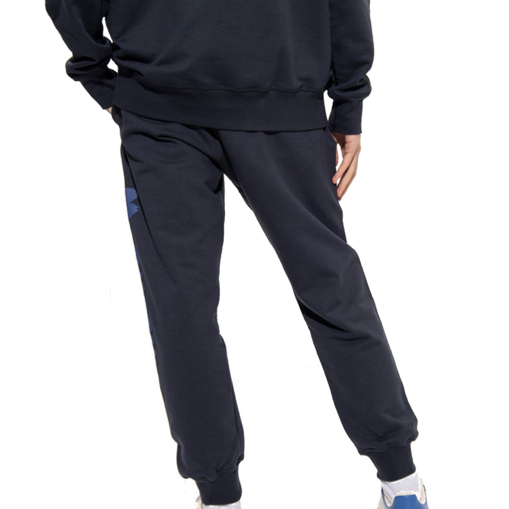 Alexander McQueen Blue Cotton Jogging Trousers (Tracksuit Bottoms)