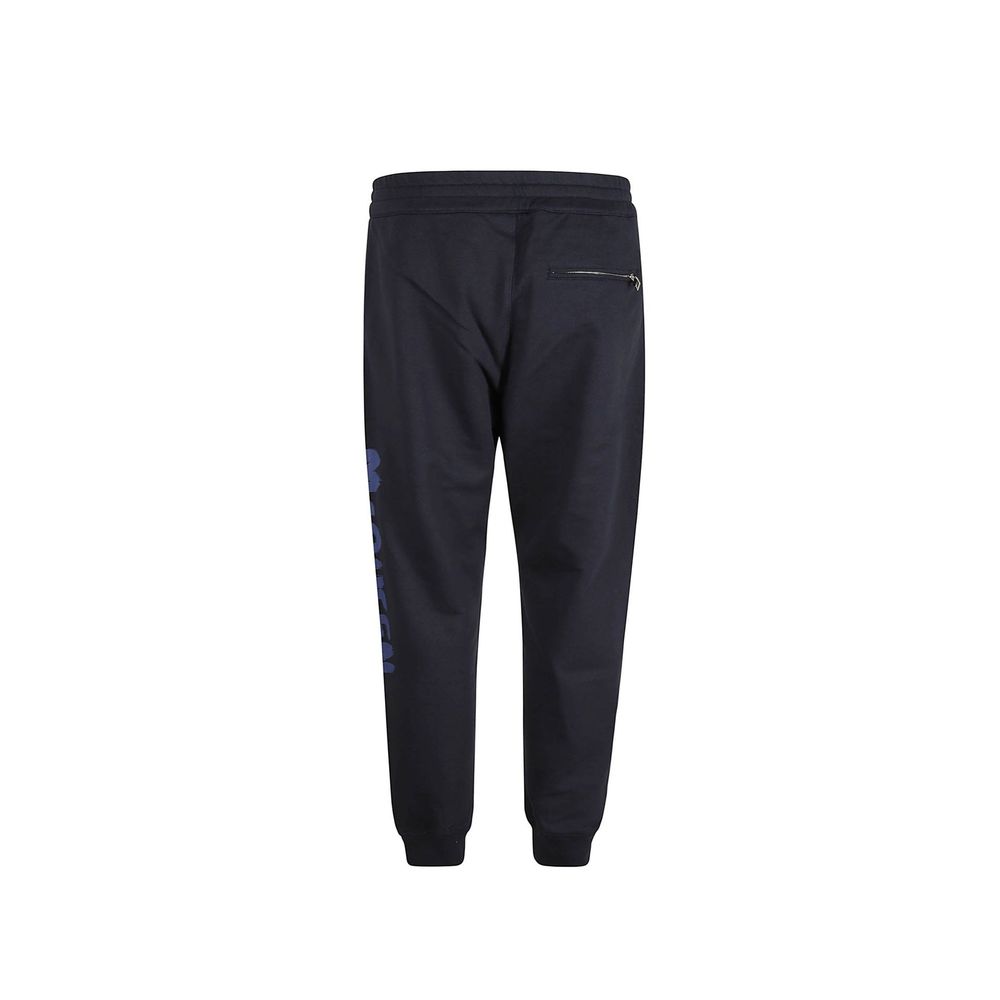 Alexander McQueen Blue Cotton Jogging Trousers (Tracksuit Bottoms)