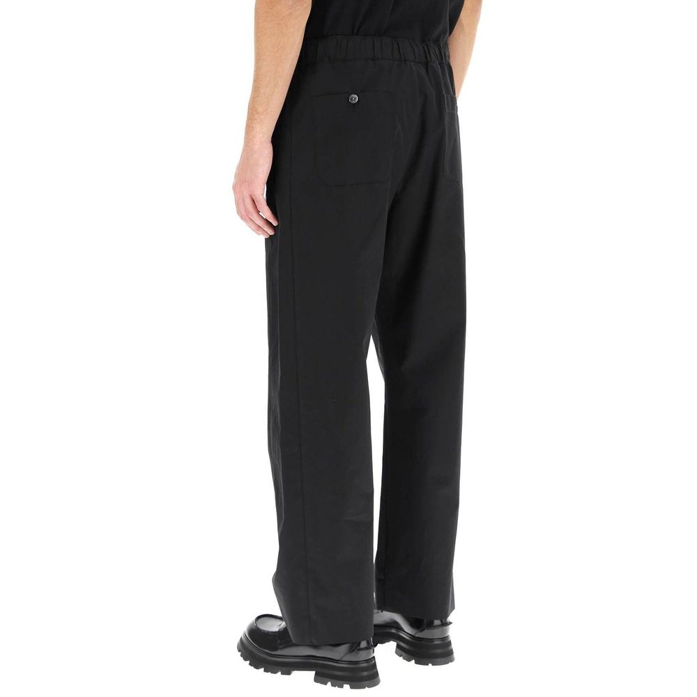 Alexander McQueen Schwarze Baumwollhose für den Alltag