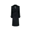 Burberry Schwarzer Polyester-Mantel