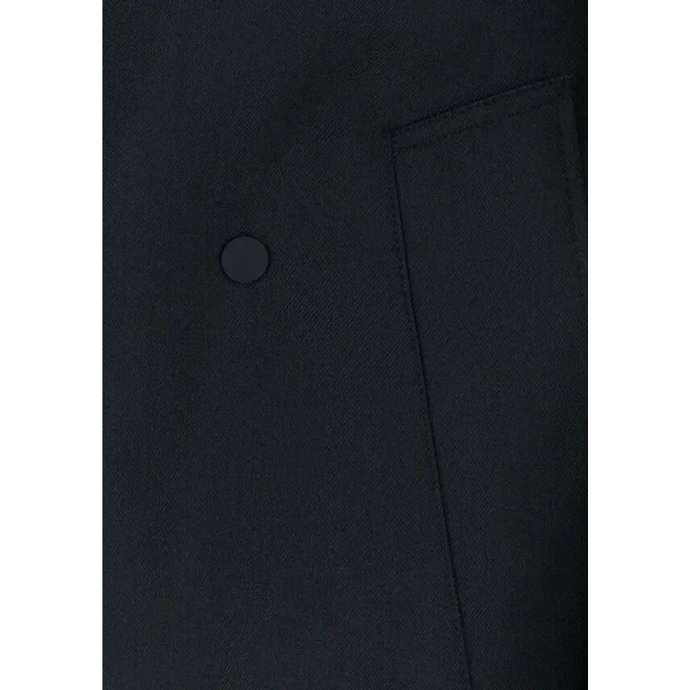 Burberry Schwarzer Polyester-Mantel