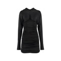 Saint Laurent Schwarzes legeres Kleid aus Viskose