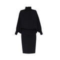 Saint Laurent Black Wool Day Dress