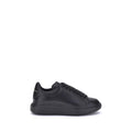 Alexander McQueen Black Bos Taurus Calf Leather Platform Sneakers