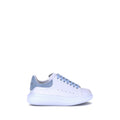 Alexander McQueen Blaue Kalbsleder Bos Taurus Plateau-Sneaker