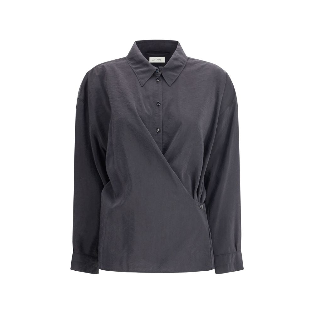 Lemaire Black Silk Shirt
