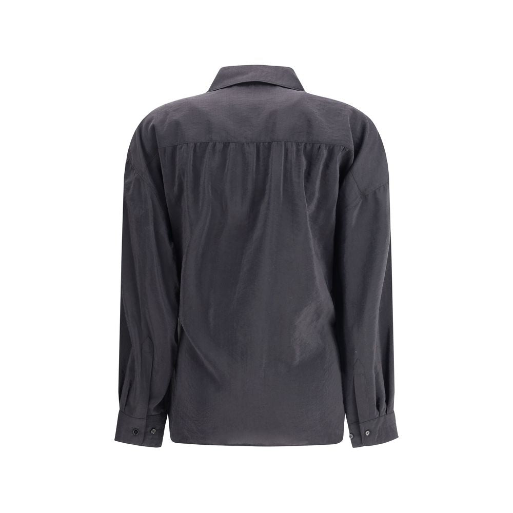 Lemaire Black Silk Shirt