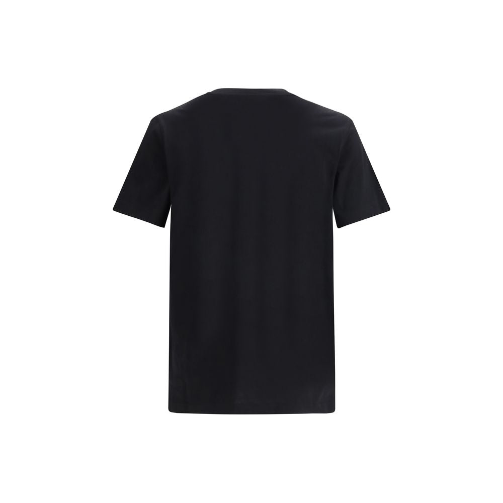 Moschino Schwarzes Baumwoll-T-Shirt