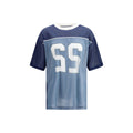 Moschino Blaues Sportswear-Oberteil aus Polyester