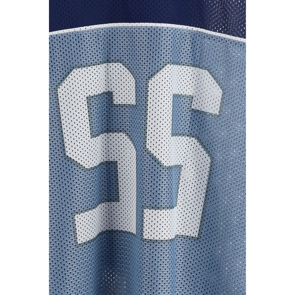 Moschino Blaues Sportswear-Oberteil aus Polyester