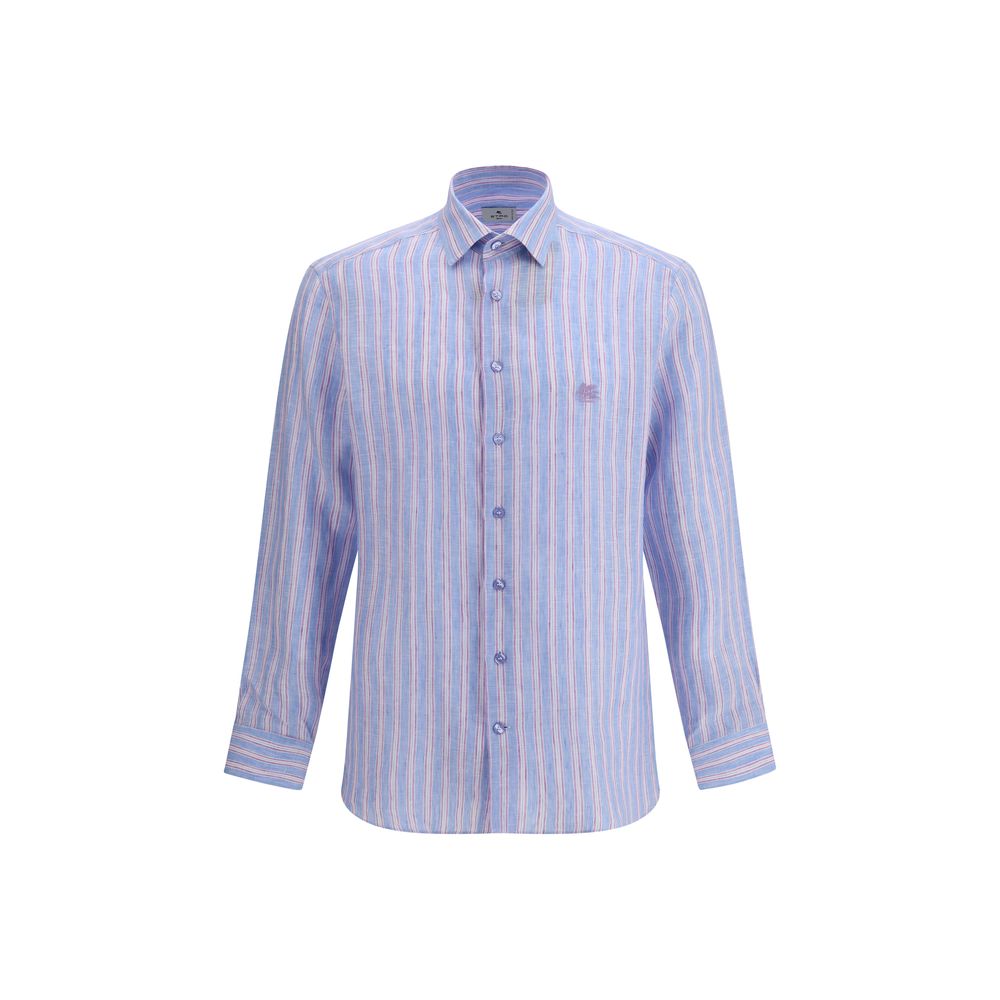 Etro Multicolor Patterned Linen Shirt