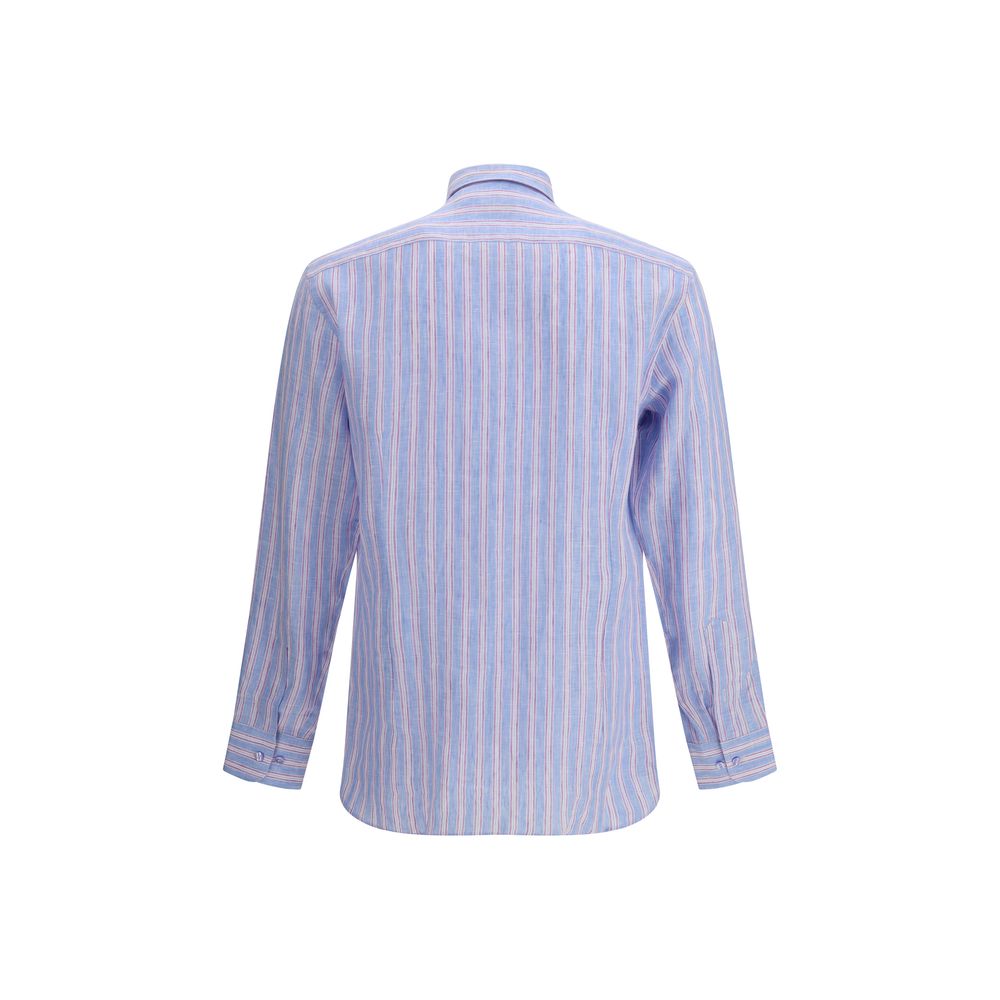 Etro Multicolor Patterned Linen Shirt