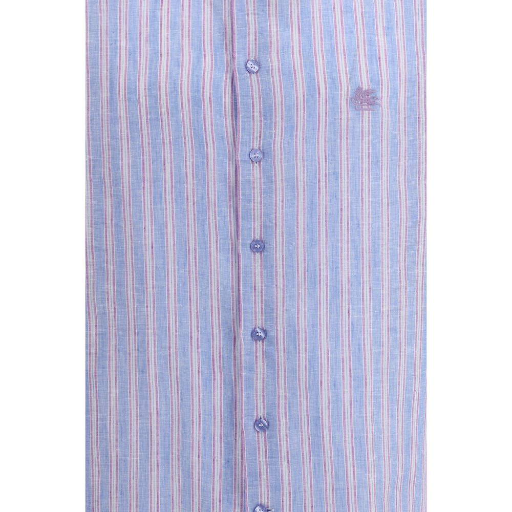 Etro Multicolor Patterned Linen Shirt