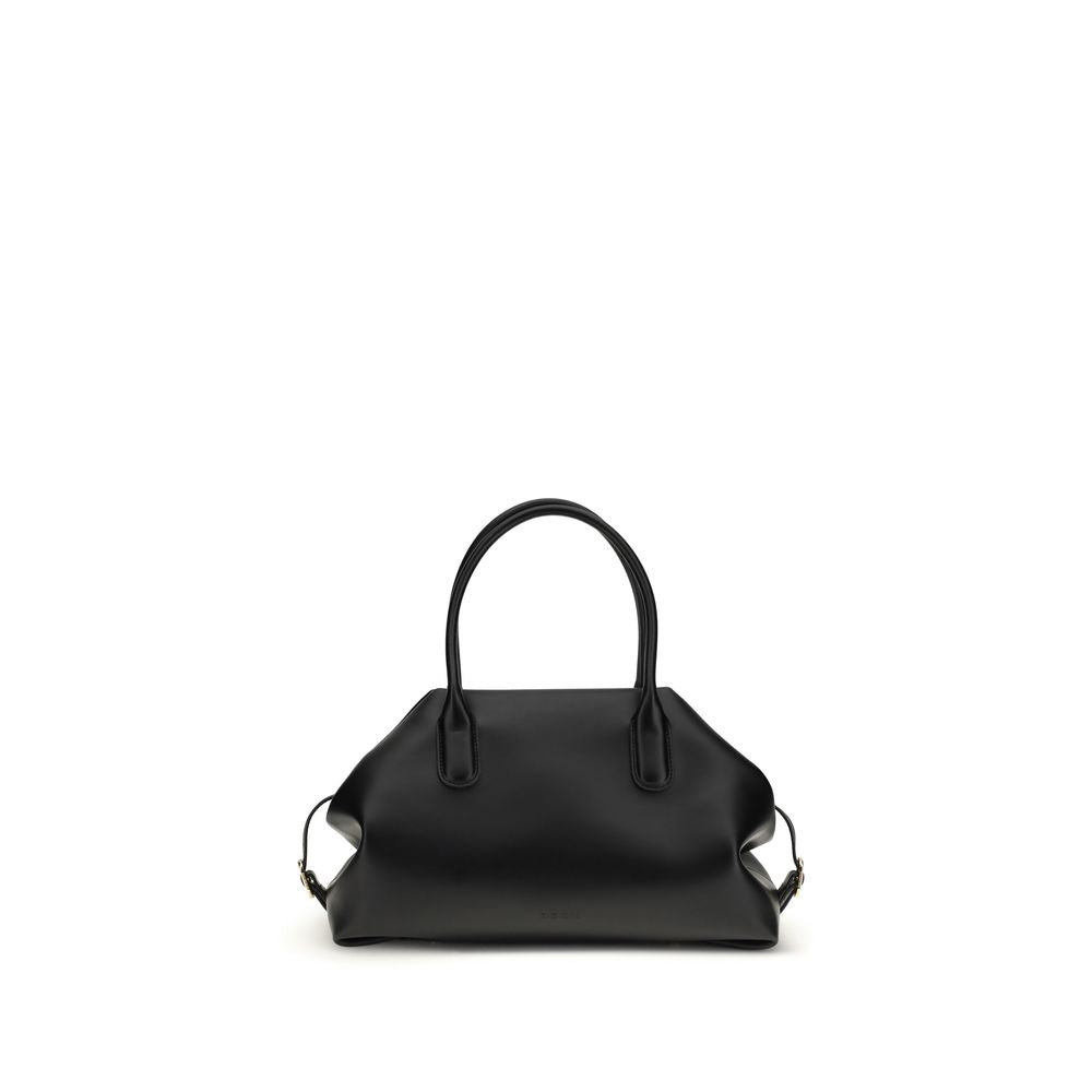 THEMOIRè Black Shoulder Bag in Other Fibers