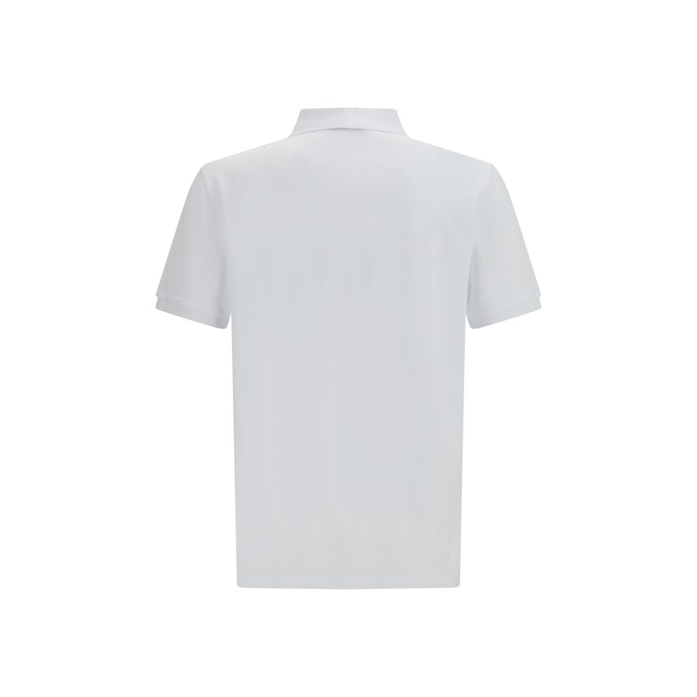 Moschino Polohemd aus weißer Baumwolle