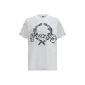 Moschino Weißes Baumwoll-T-Shirt