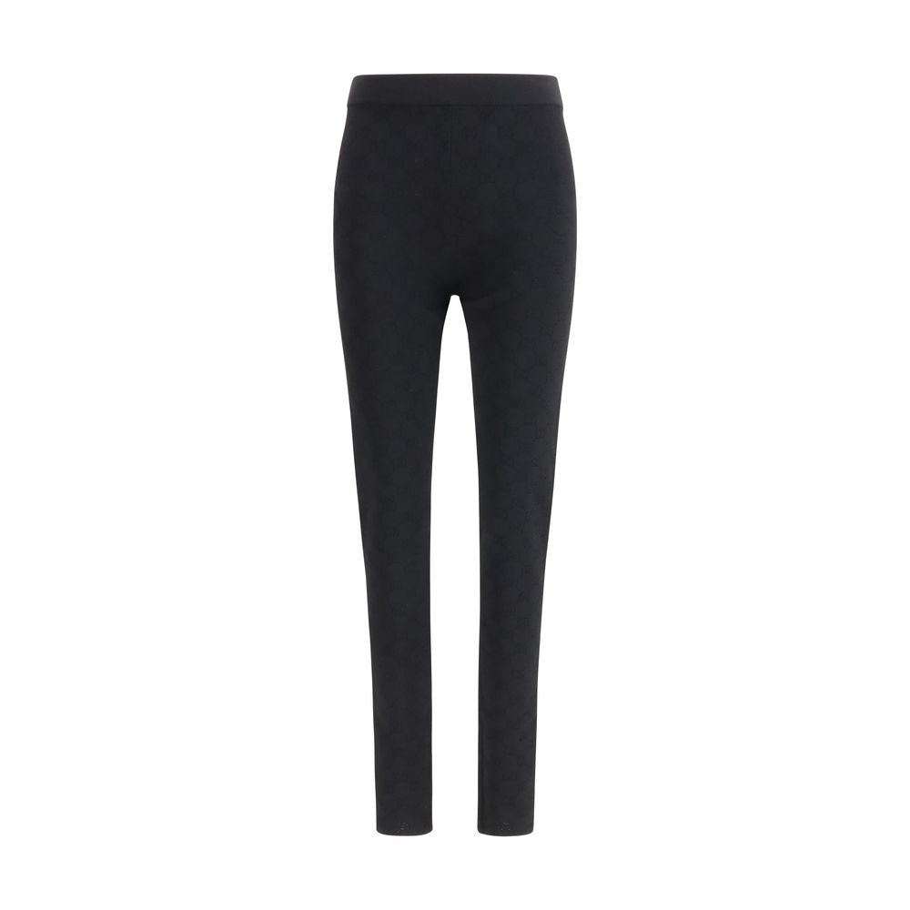 Gucci Schwarze Leggings aus Viskose