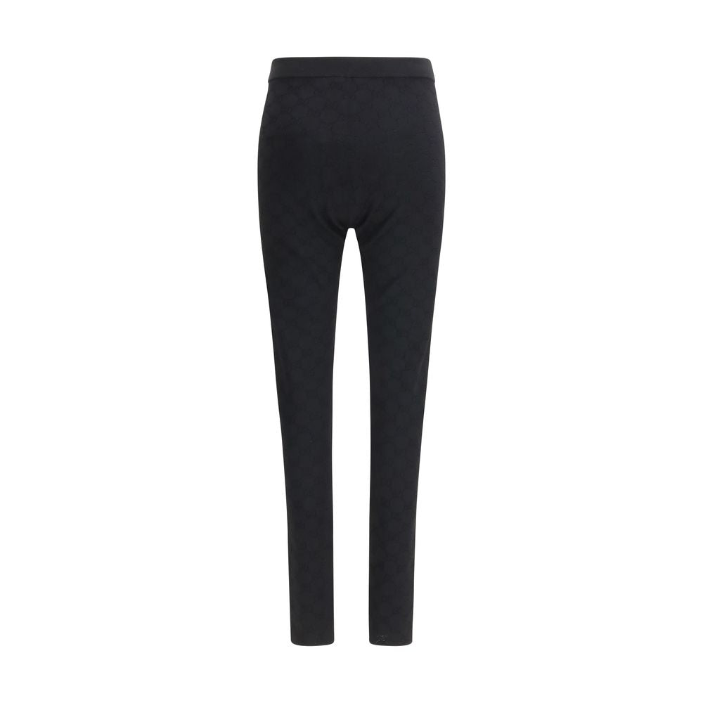 Gucci Schwarze Leggings aus Viskose