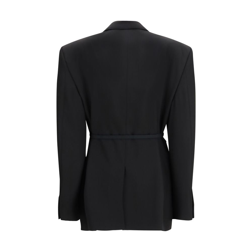 Balenciaga Black Wool Jackets and Coats