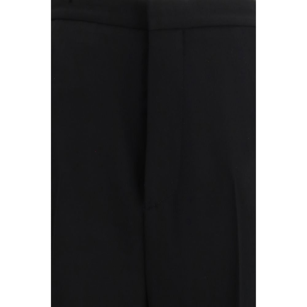Balenciaga Schwarze Baumwoll-Anzughose