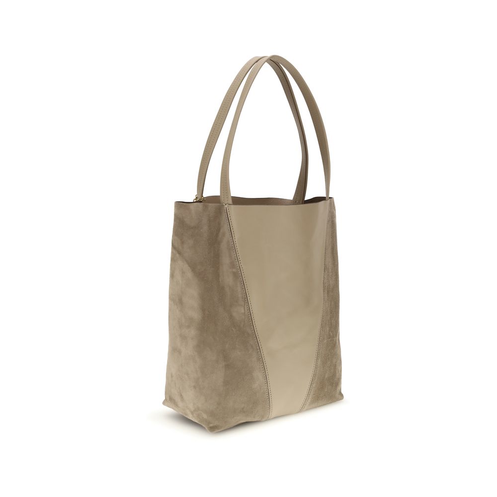 Chloé Beige Kalbsleder Bos Taurus Schultertasche