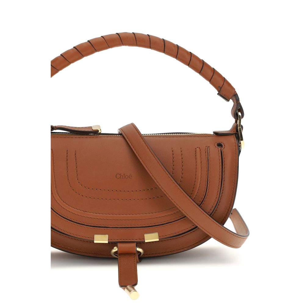 Chloé Braune Kalbsleder Bos Taurus Schultertasche