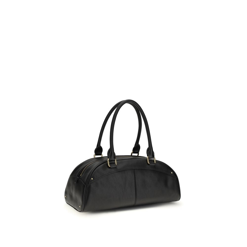 Chloé Schwarze Kalbsleder Bos Taurus Handtasche