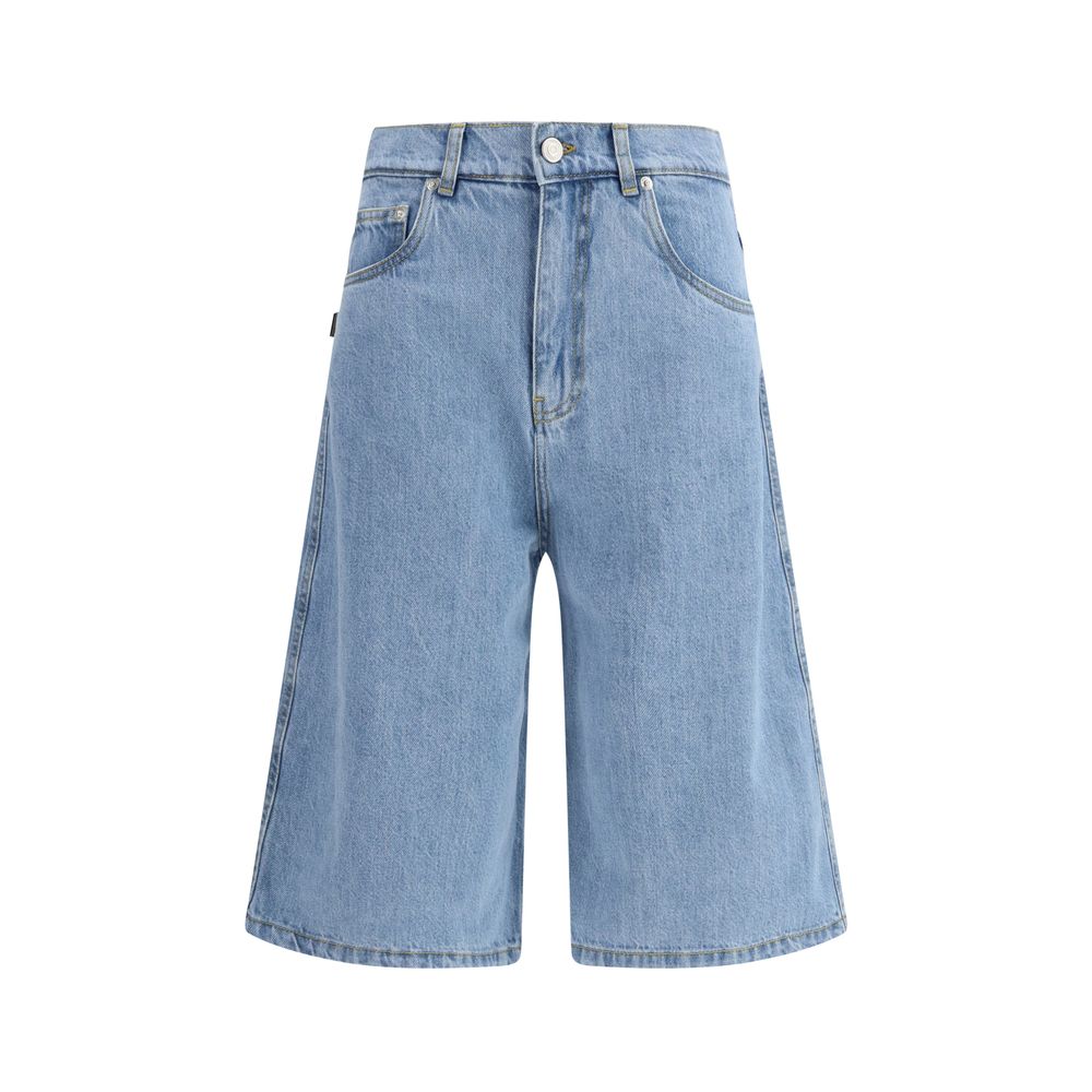 Coperni Blaue Baumwoll-Bermudashorts