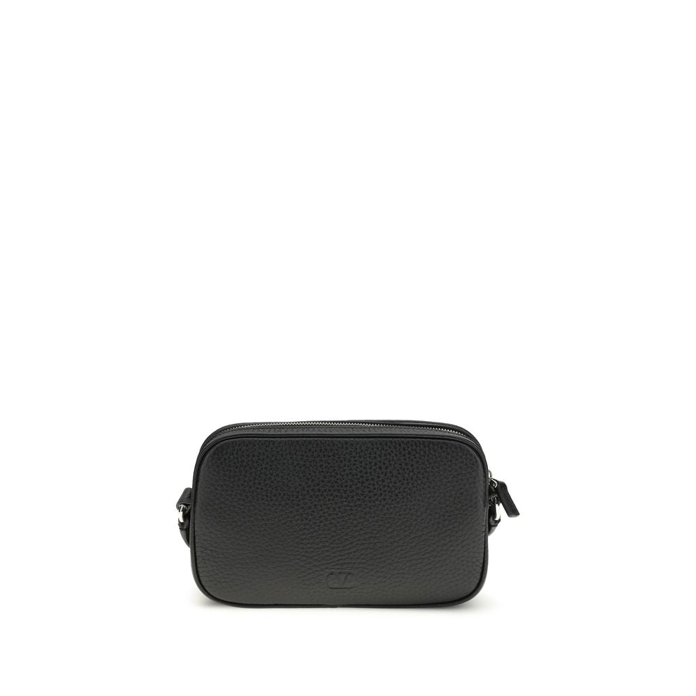 Valentino Garavani Schwarzes Kalbsleder Bos Taurus Accessoires