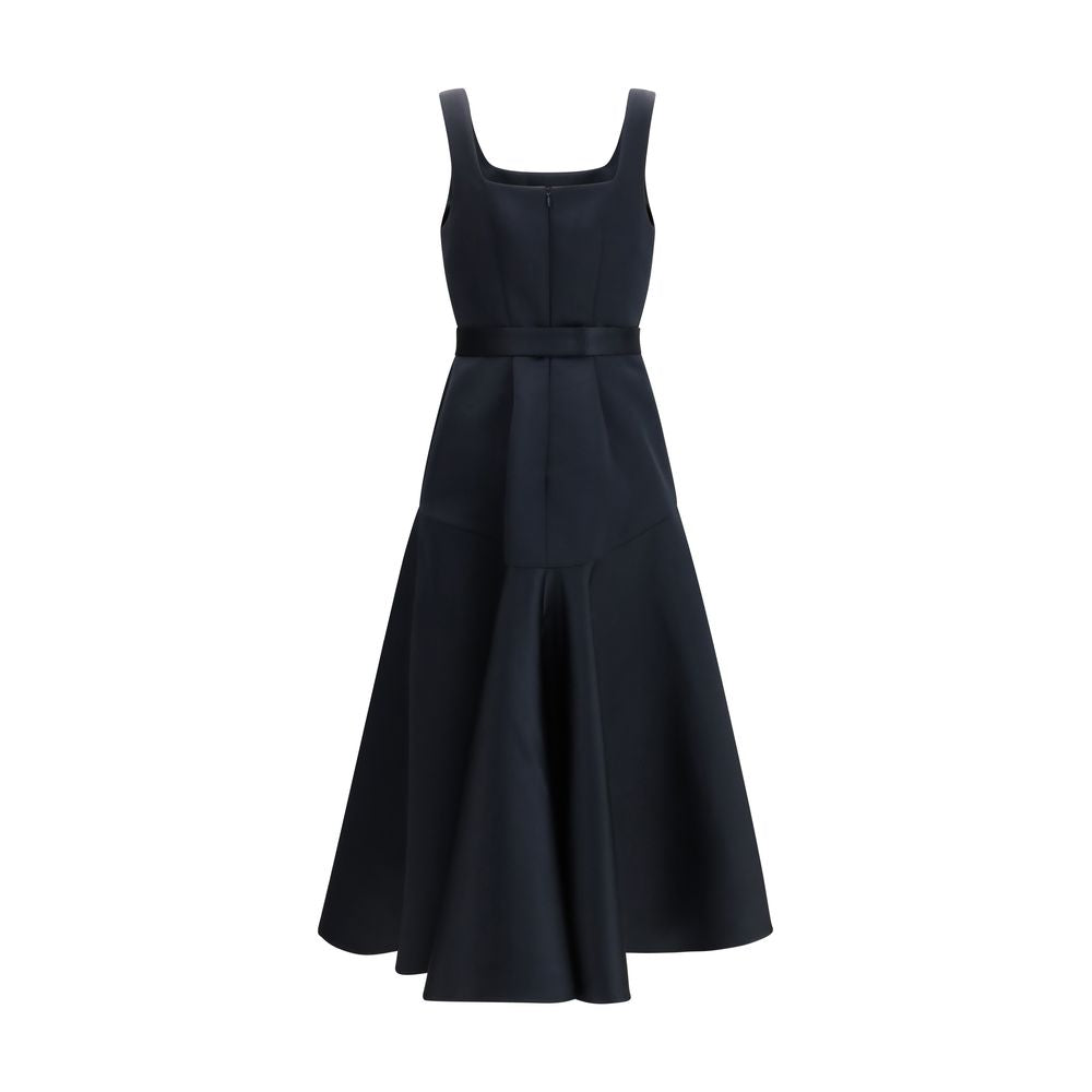 P.A.R.O.S.H. Blaues Polyester-Freizeitkleid