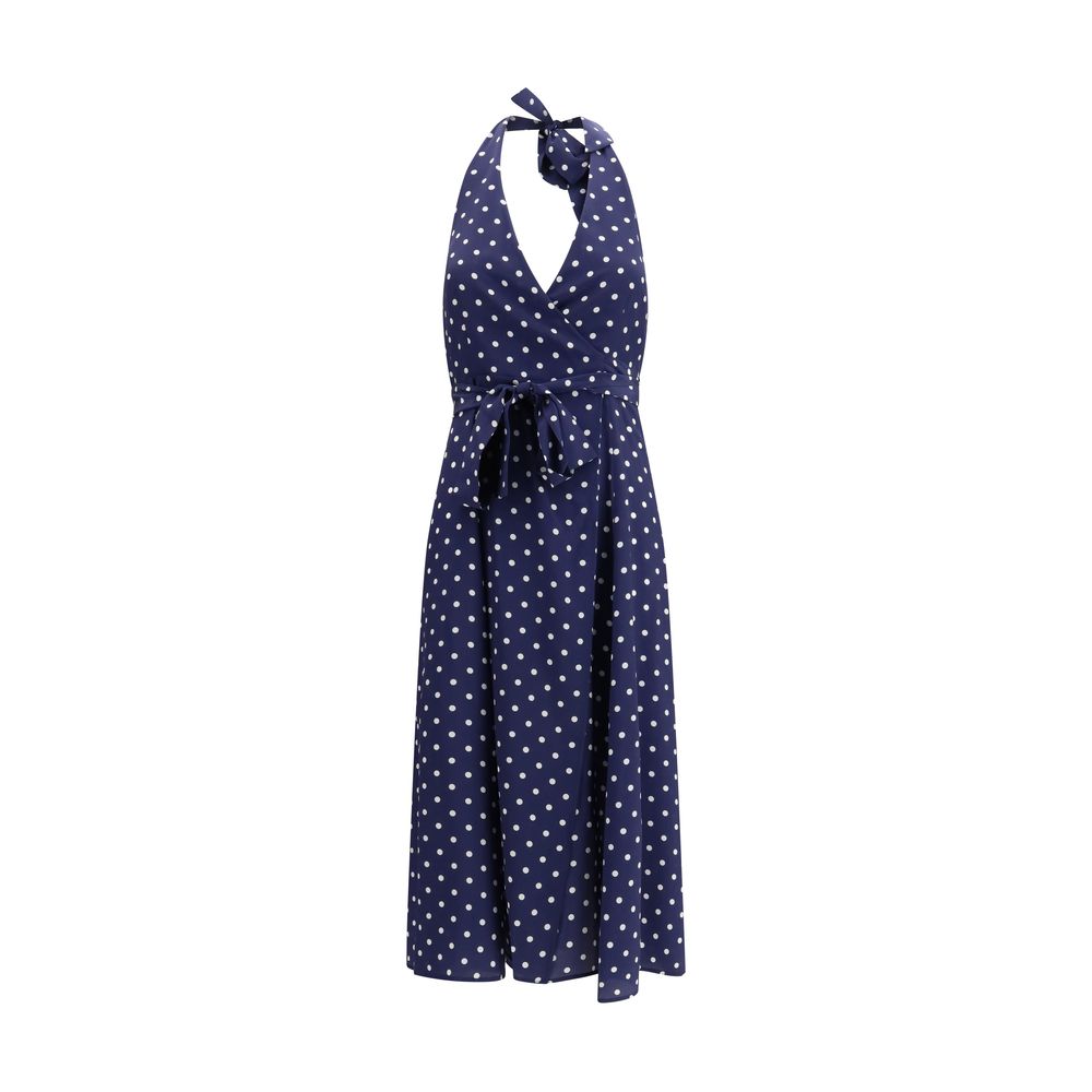 P.A.R.O.S.H. Blaues Freizeitkleid aus Acetat