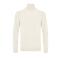 Gran Sasso Weißer Wollrollkragenpullover