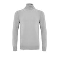 Gran Sasso Grey Wool Turtleneck Sweater