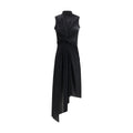 Balenciaga Schwarzes Polyamid-Casual-Kleid