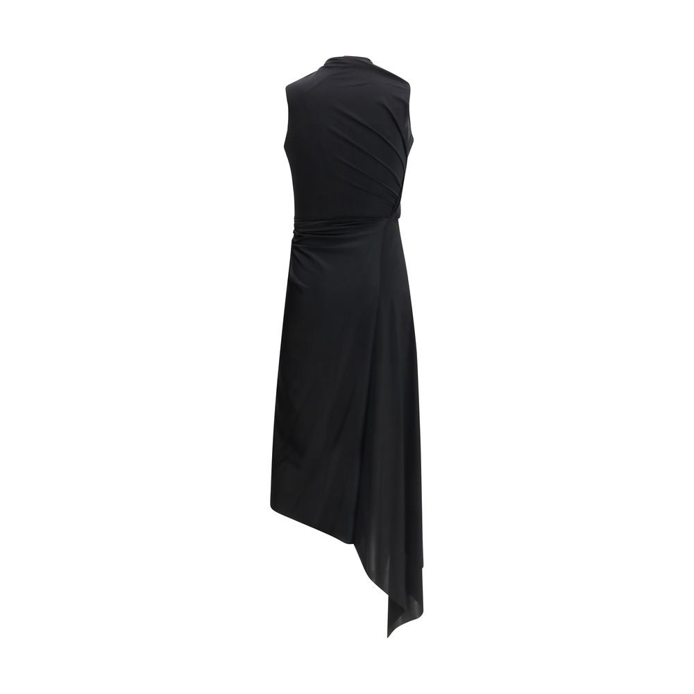 Balenciaga Schwarzes Polyamid-Casual-Kleid