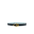 Bottega Veneta Blue Leather Belt Regular