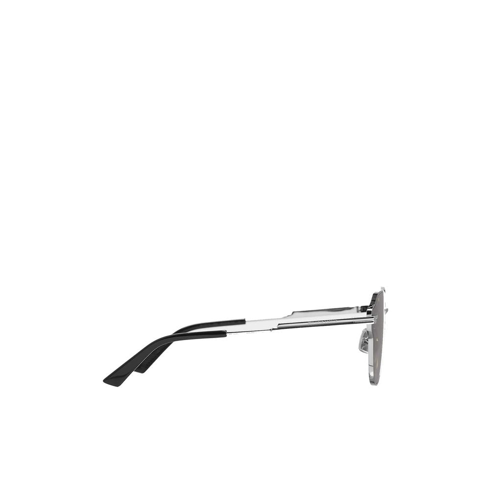 Bottega Veneta Sonnenbrille aus silberfarbenem Metall