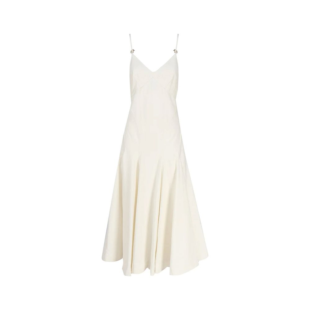 Bottega Veneta White Cotton Day Dress