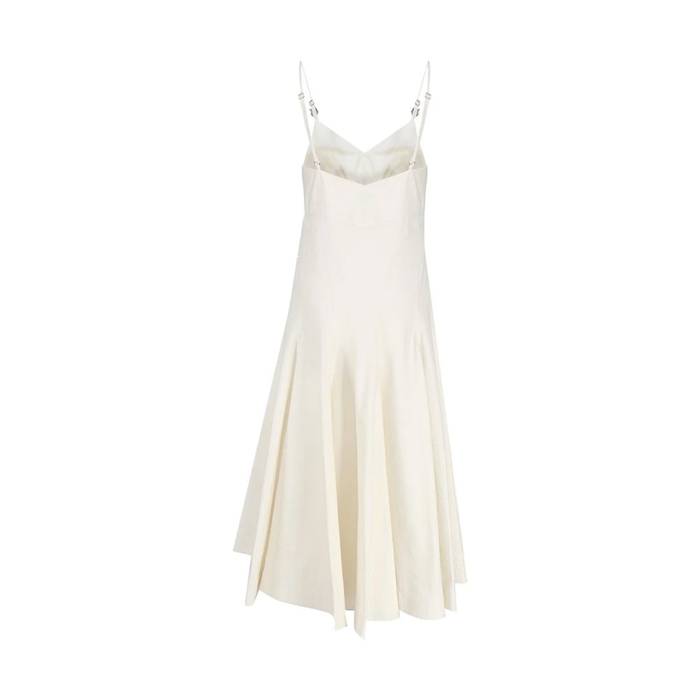 Bottega Veneta White Cotton Day Dress