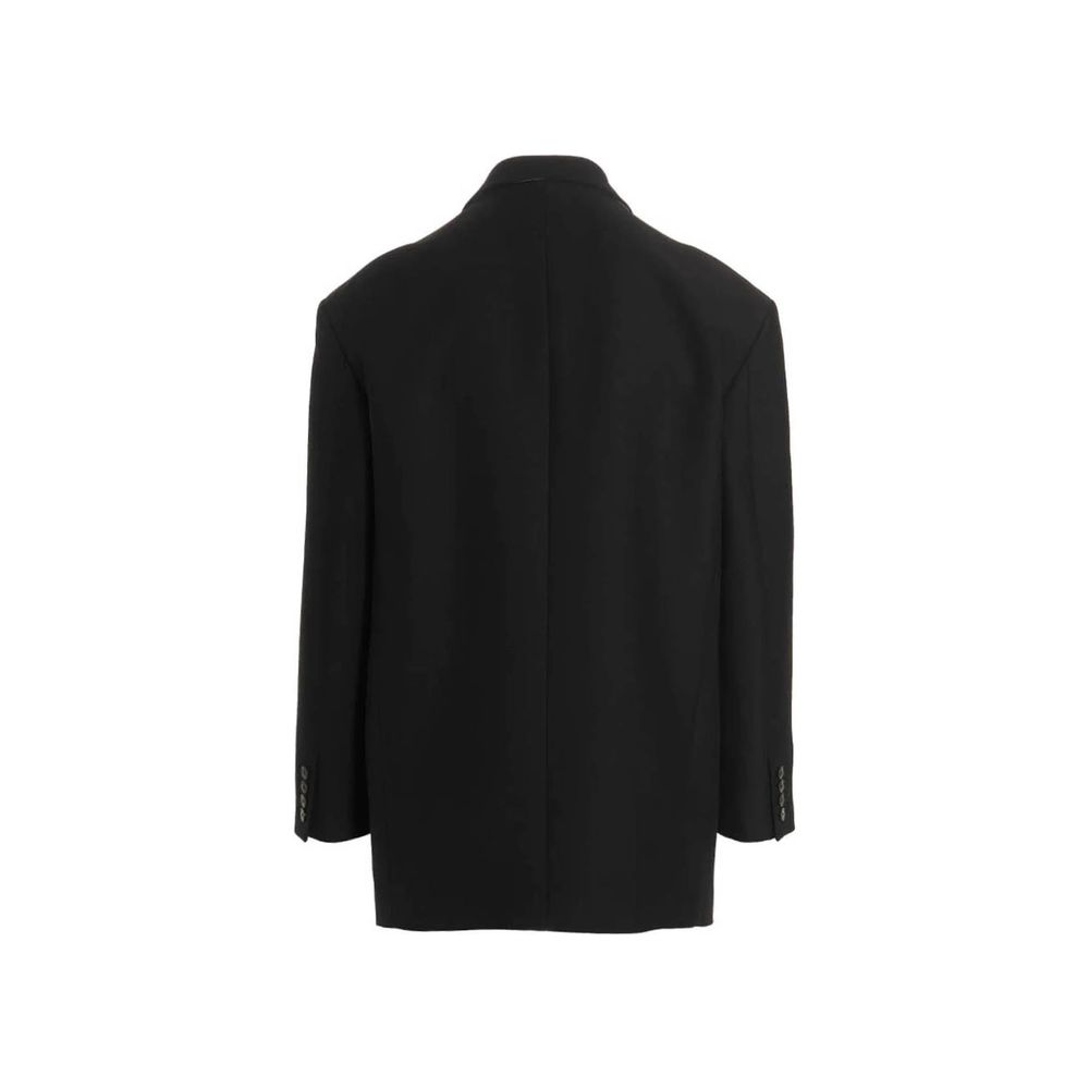 Valentino Schwarzer Seidenblazer