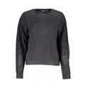 Desigual Schwarzer Baumwollpullover für Damen