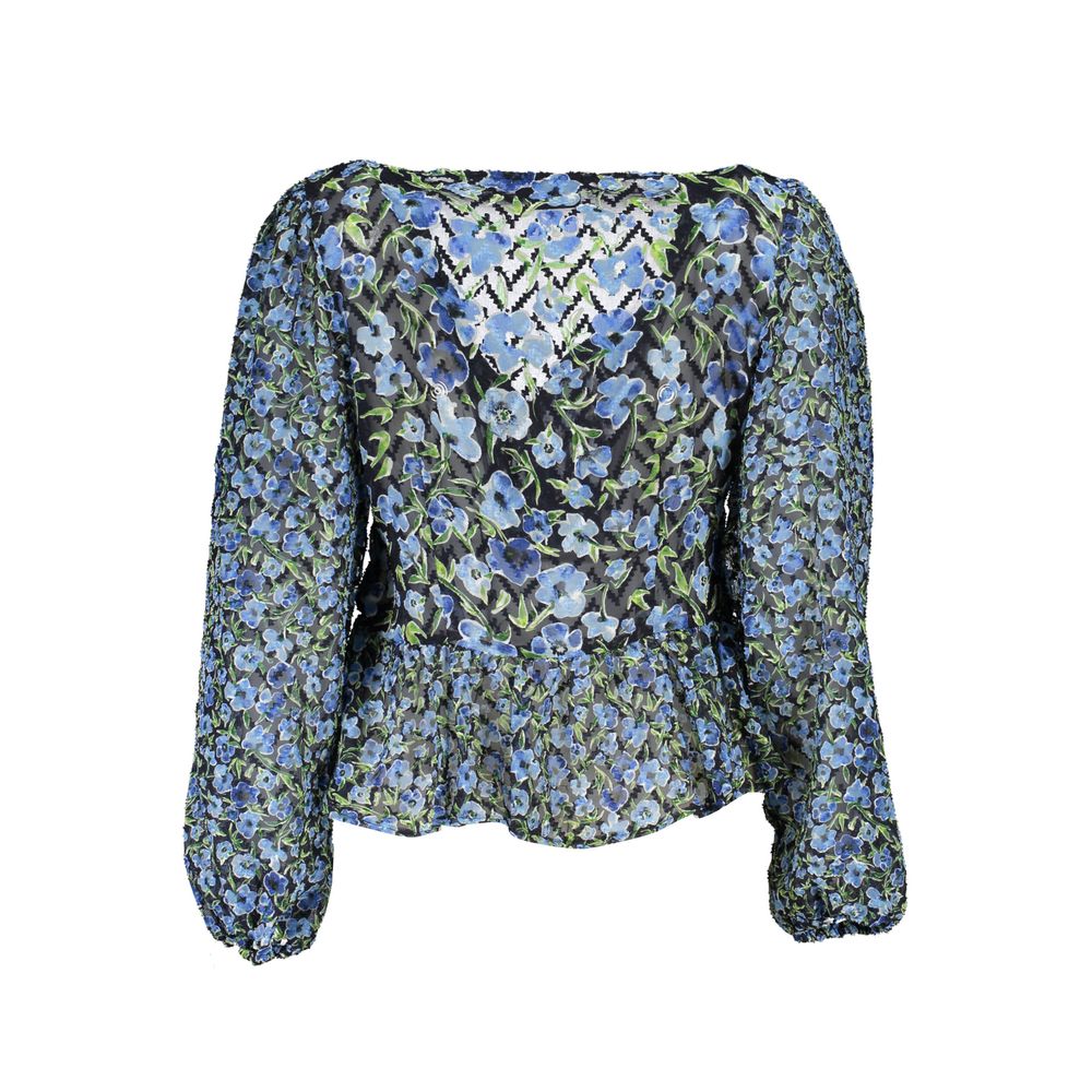 Desigual Women's Blue Polyester Blouse