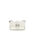 PINKO Weiße Leder Schultertasche