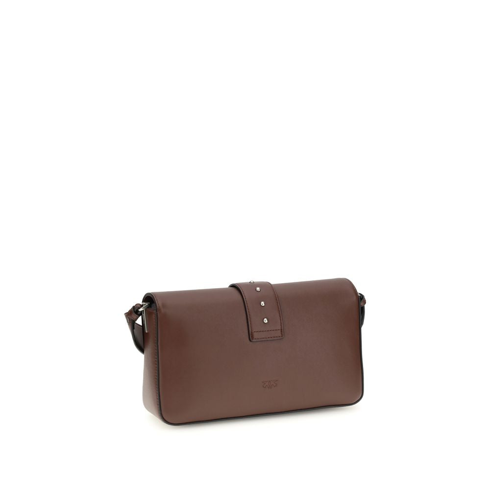 PINKO Braune Leder Schultertasche