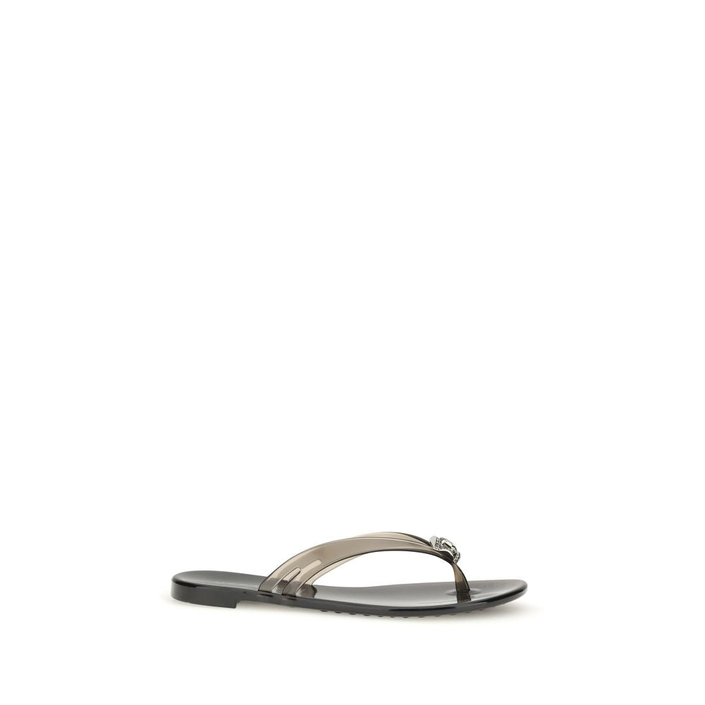 Casadei Schwarze Sandalen aus Polyurethan