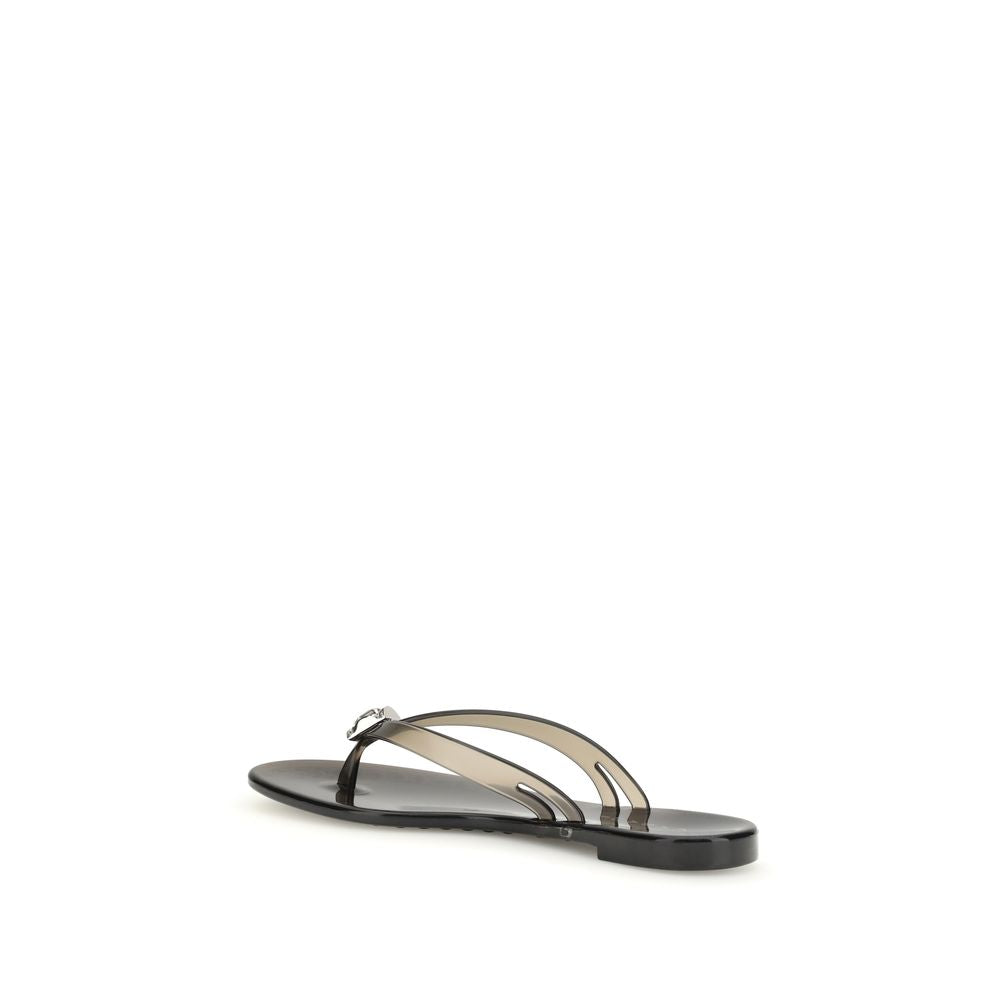 Casadei Schwarze Sandalen aus Polyurethan