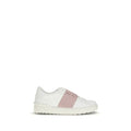 Valentino Garavani Weiße Bos Taurus Kalbsleder Athletic Sneaker
